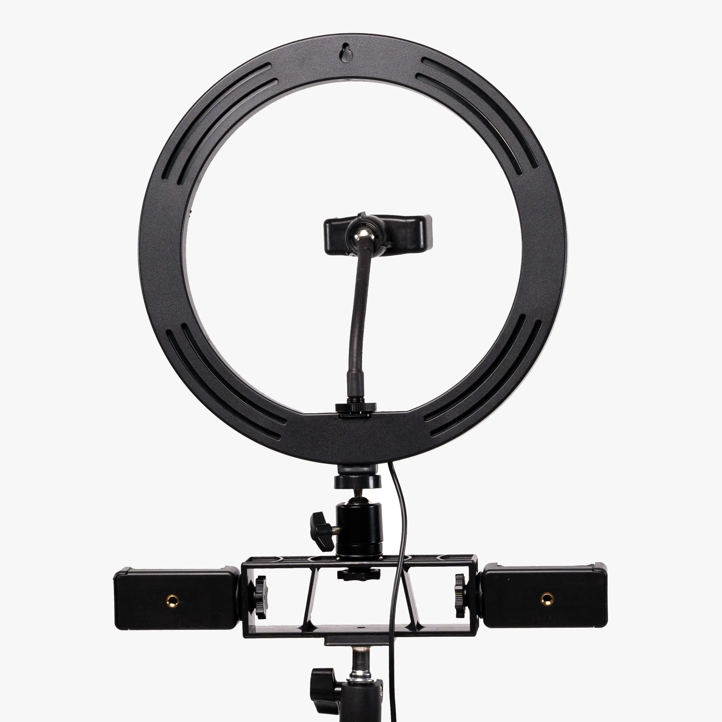 10" LED Livestream Ring Light w/ Triple Phone Mount - Onyx (DEMO STOCK)