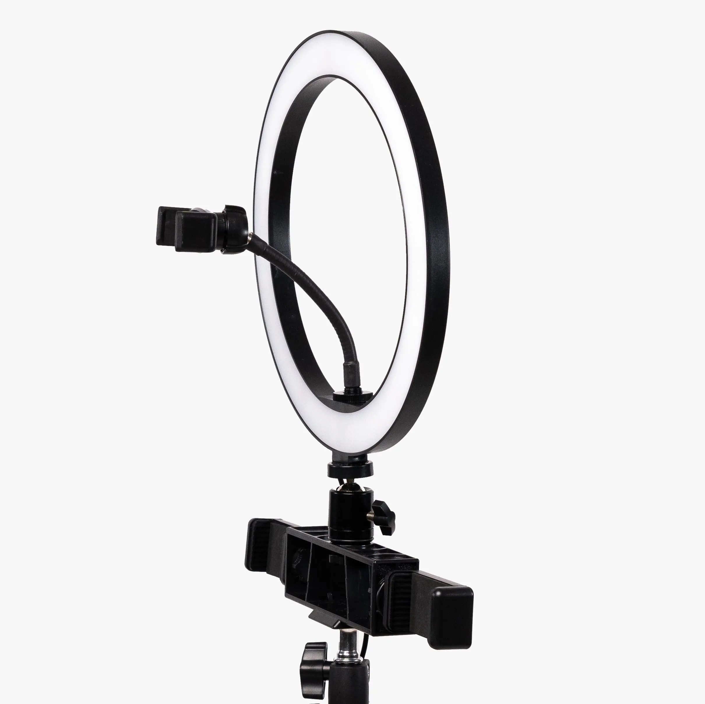 10" LED Livestream Ring Light w/ Triple Phone Mount - Onyx (DEMO STOCK)