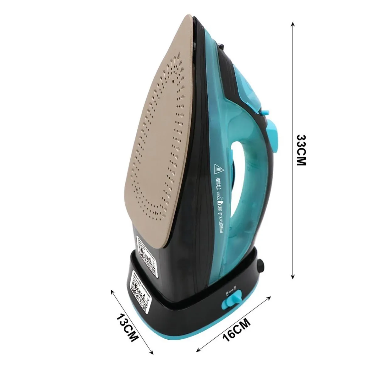 2400W Steam Iron 5 Speed Adjust Cordless Wireless Charging Portable Clothes Ironing Steamer Portable Ceramic Soleplate EU Plug