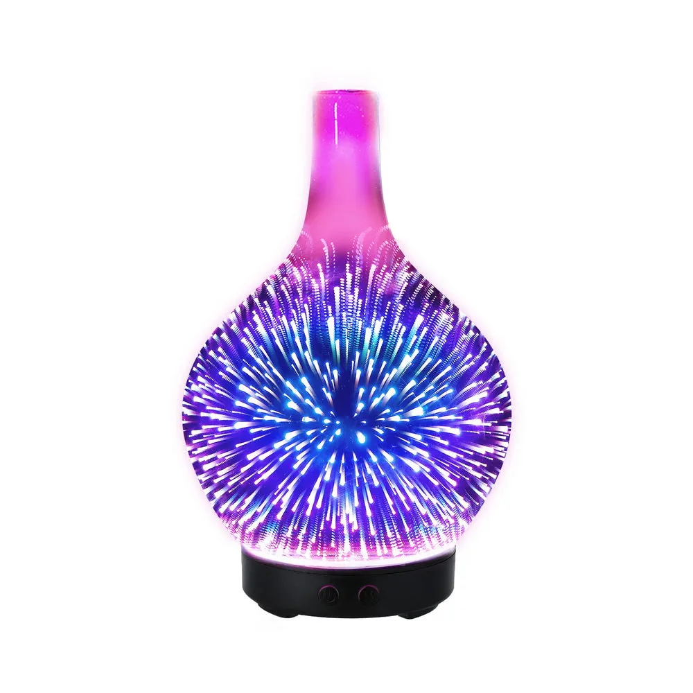 3D Light Aroma Diffuser Humidifier 100ml Ultrasonic - Devanti