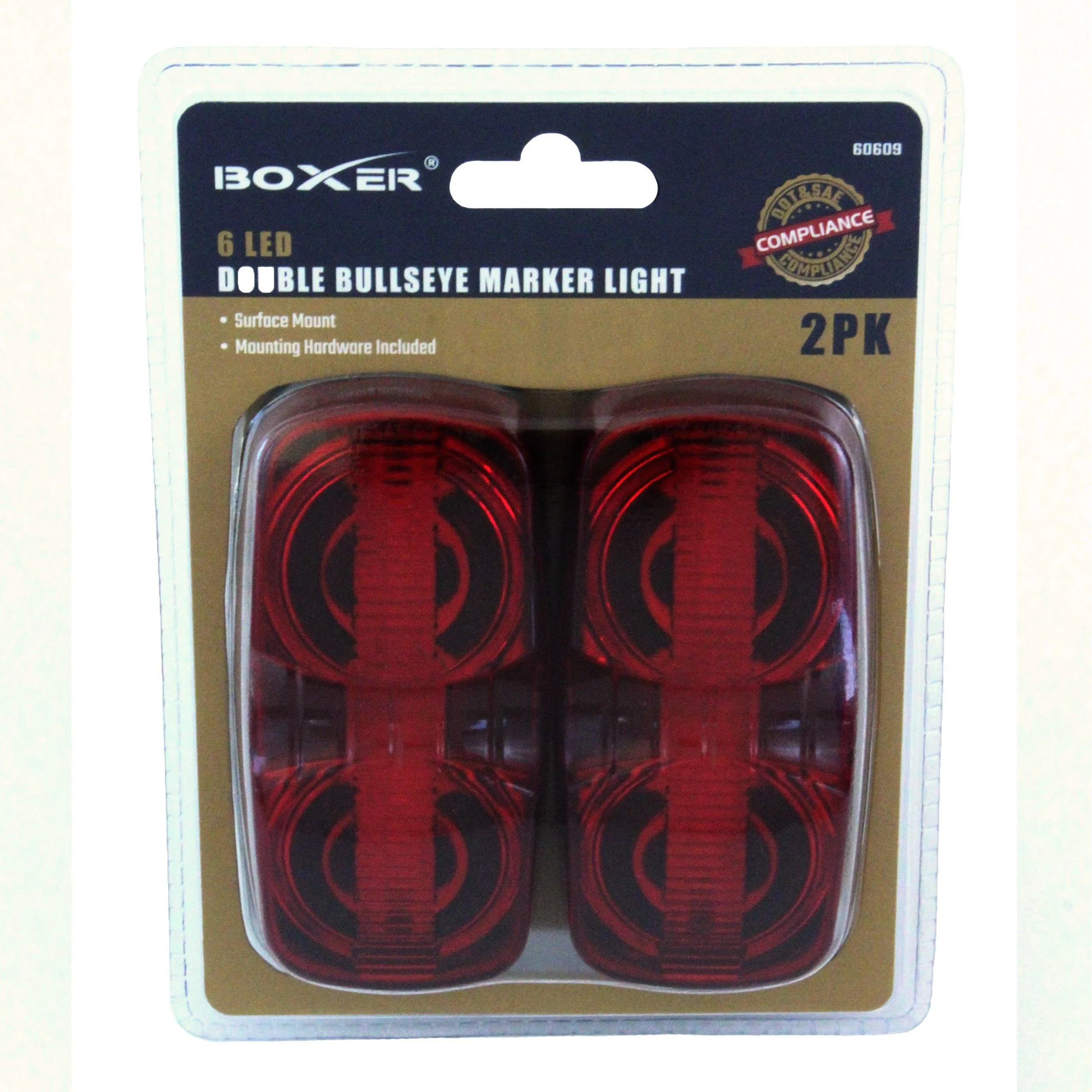 6 LED Double Bullseye Marker Light