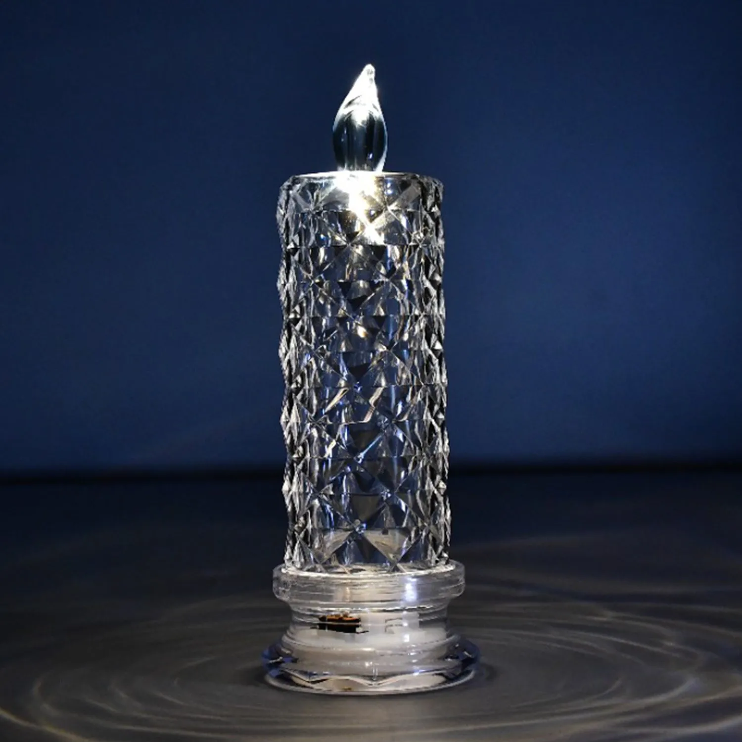 6241A Rose Candles for Home Decoration, Crystal Candle Lights