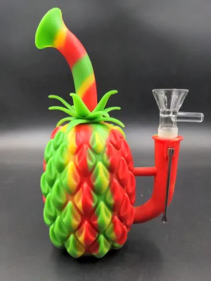 7 Silicone Pineapple Water Pipe