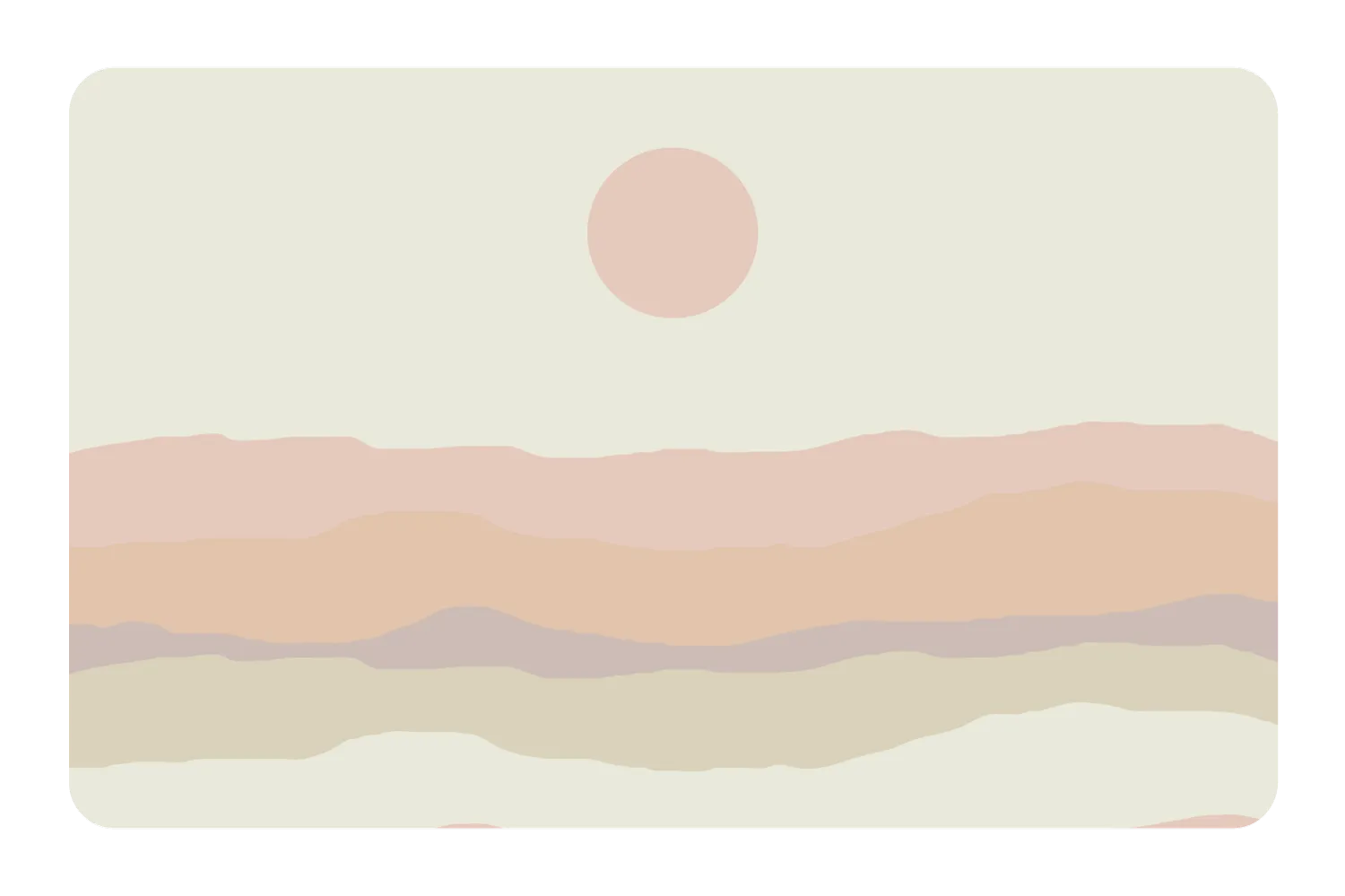 A Minimal Sunset