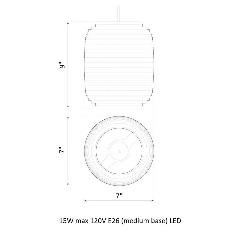 Ausi Scraplight Pendant Light