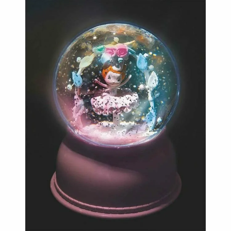 Ballerina Snow Globe Night Light