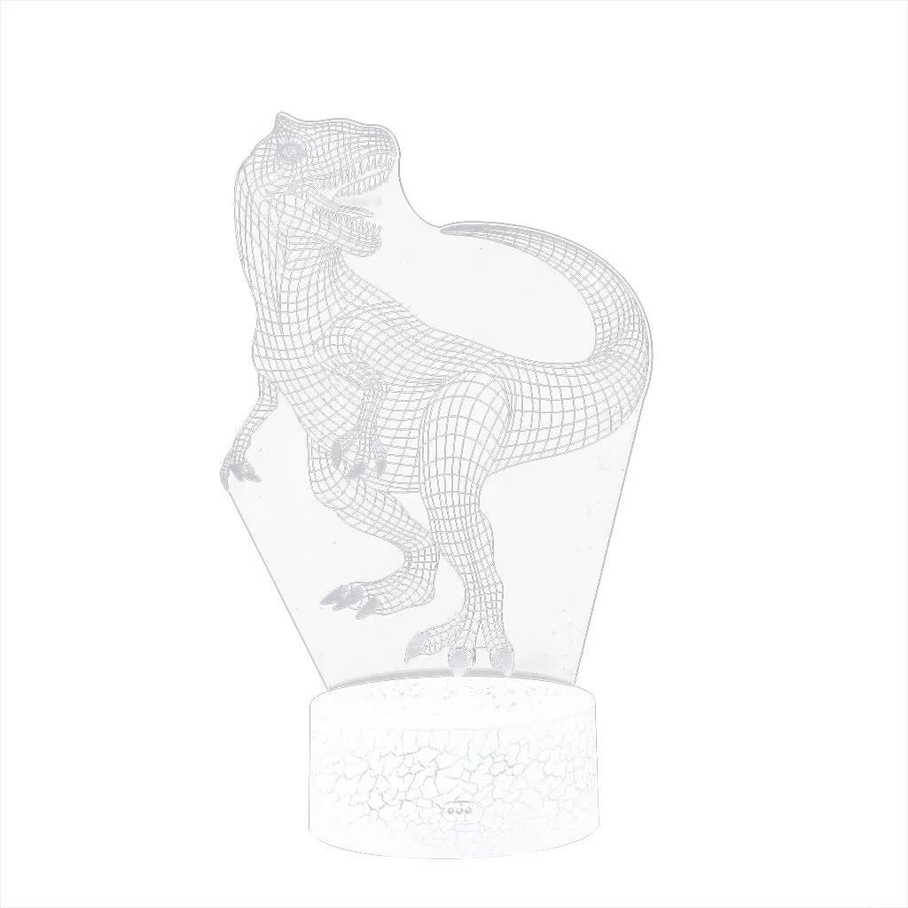 [BC] Dinosaur LED 3D Illuminated Lamp Optical Desk Night Light With 7 Color Changing