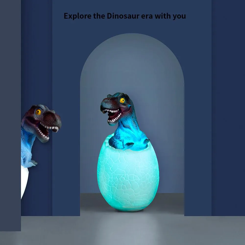 [BD28] 3D Dinosaur Lamp with 3 Colors LED Dinosaur Night Light and Pat Control