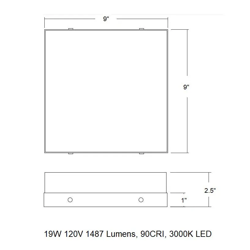 Blox Flush Mount