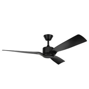 Brilliant Belize 52in 3-Blade DC Fan - Matt Black