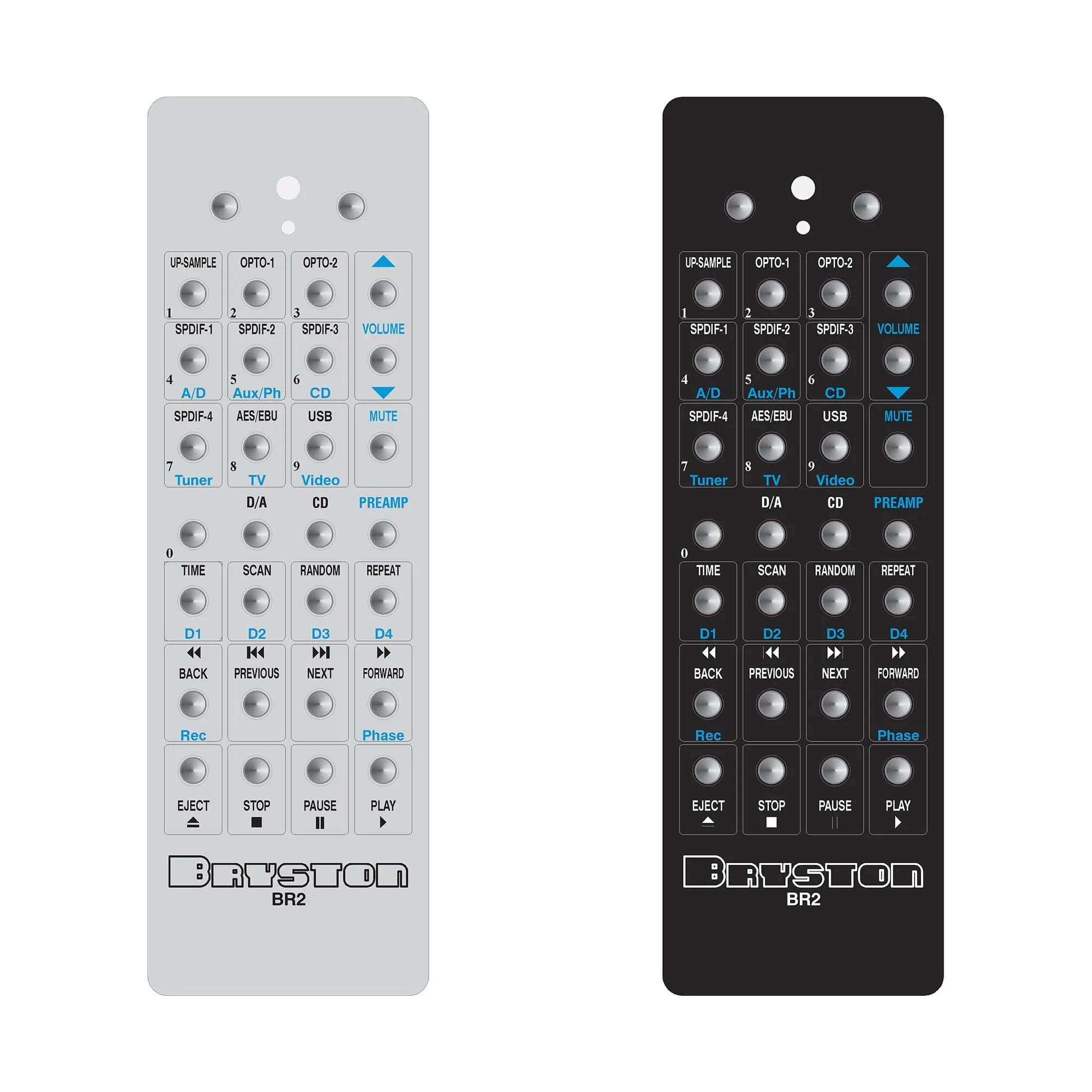 Bryston BR2 Black Remote Control