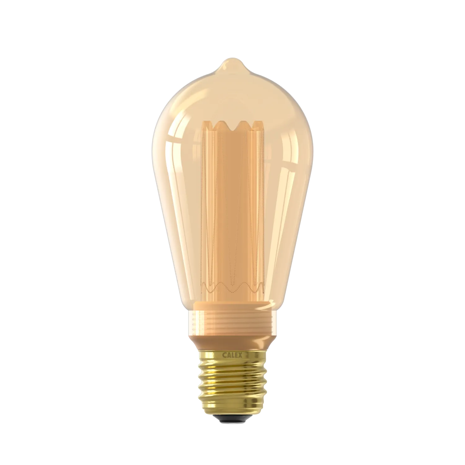 Calex Crown Series Filament LED Lamp - E27 - ST64 - Gold - 3.5W - Dimmable