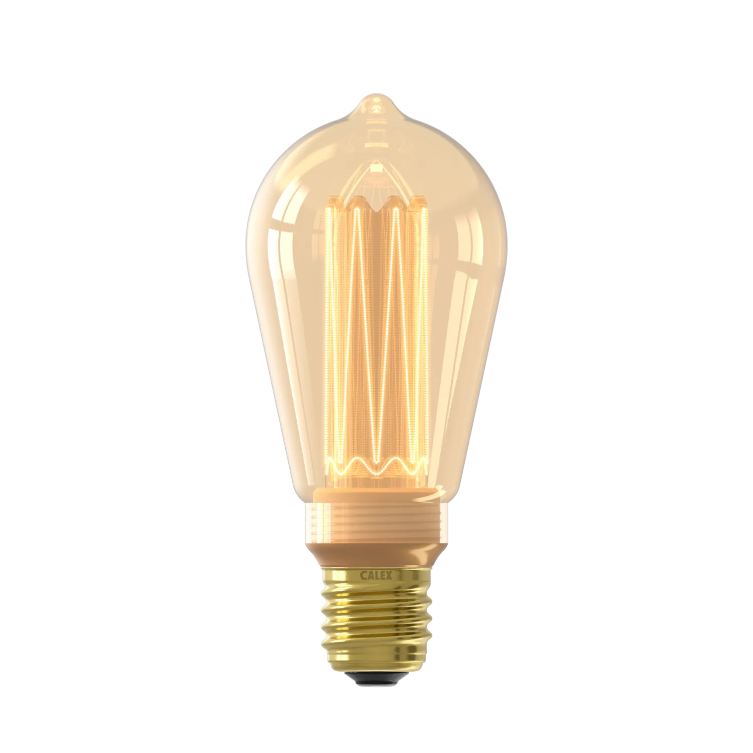 Calex Crown Series Filament LED Lamp - E27 - ST64 - Gold - 3.5W - Dimmable