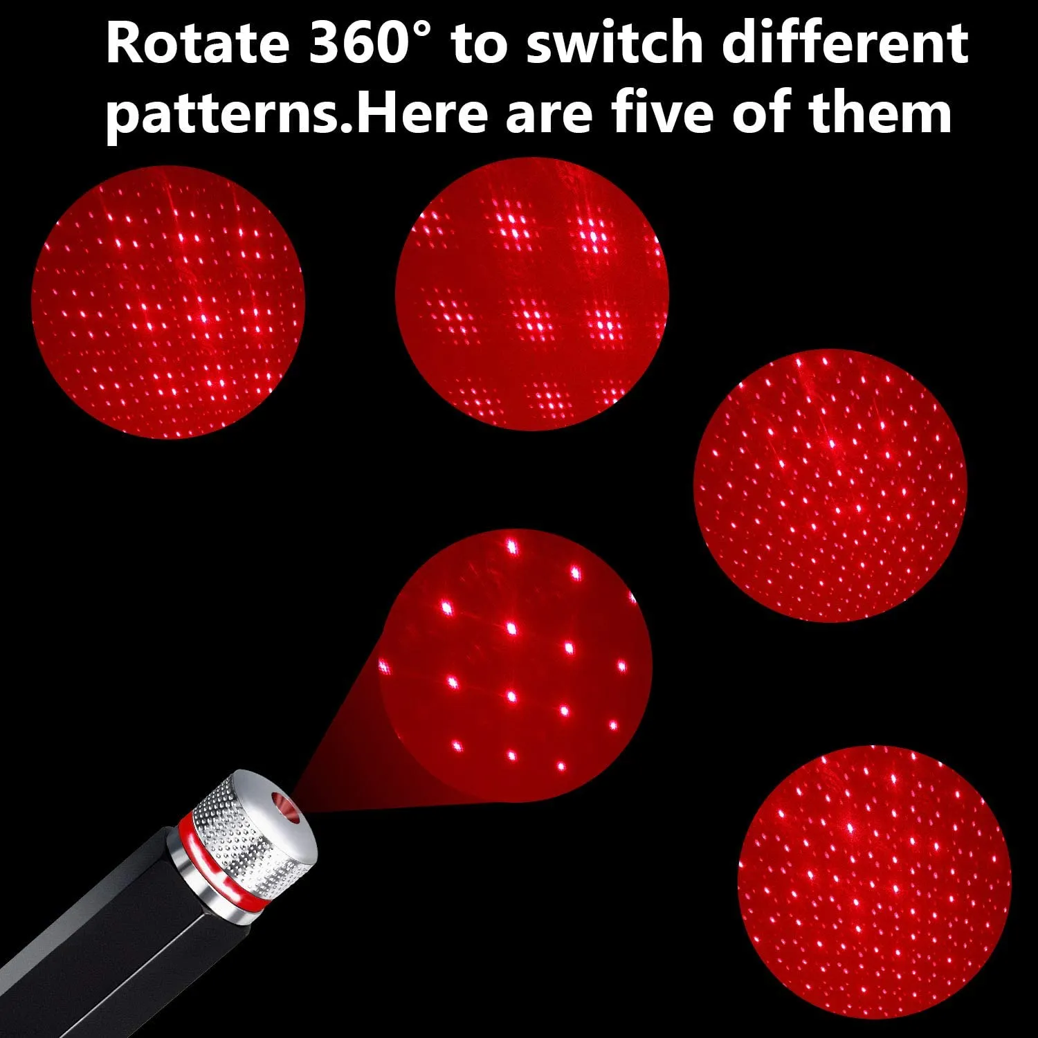 Car Romantic Atmosphere Light (Red)