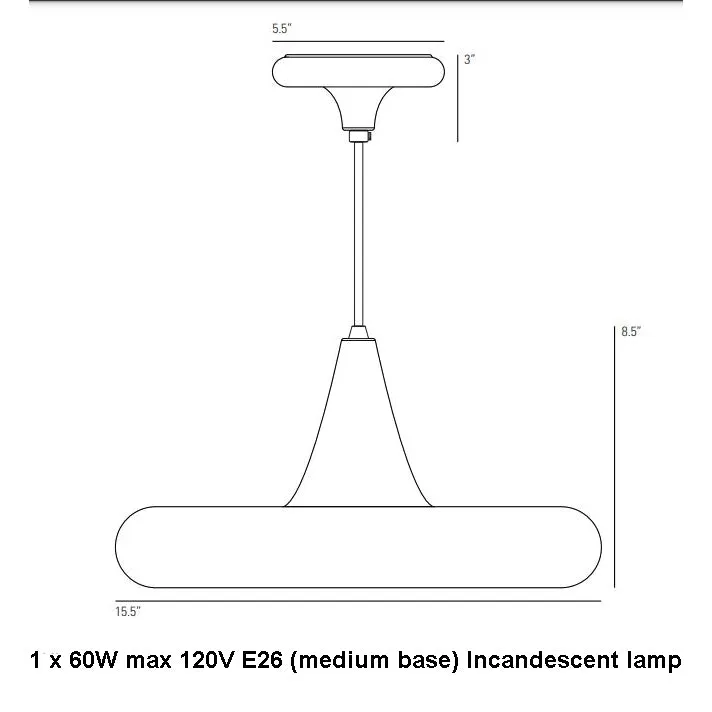 Drop Three Pendant Light