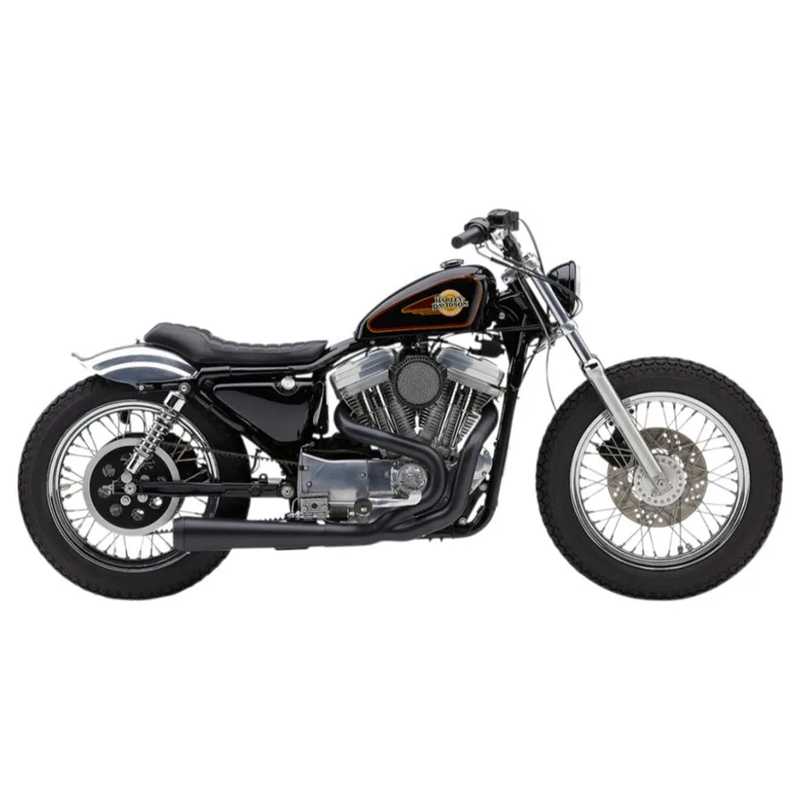 El Diablo Sportster 2:1 Exhaust - Black - 4" For '86-'03 XL Models