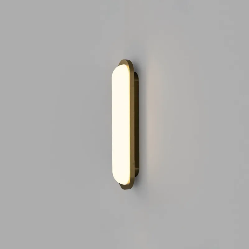 Elegant Elongated Glass Wall Light