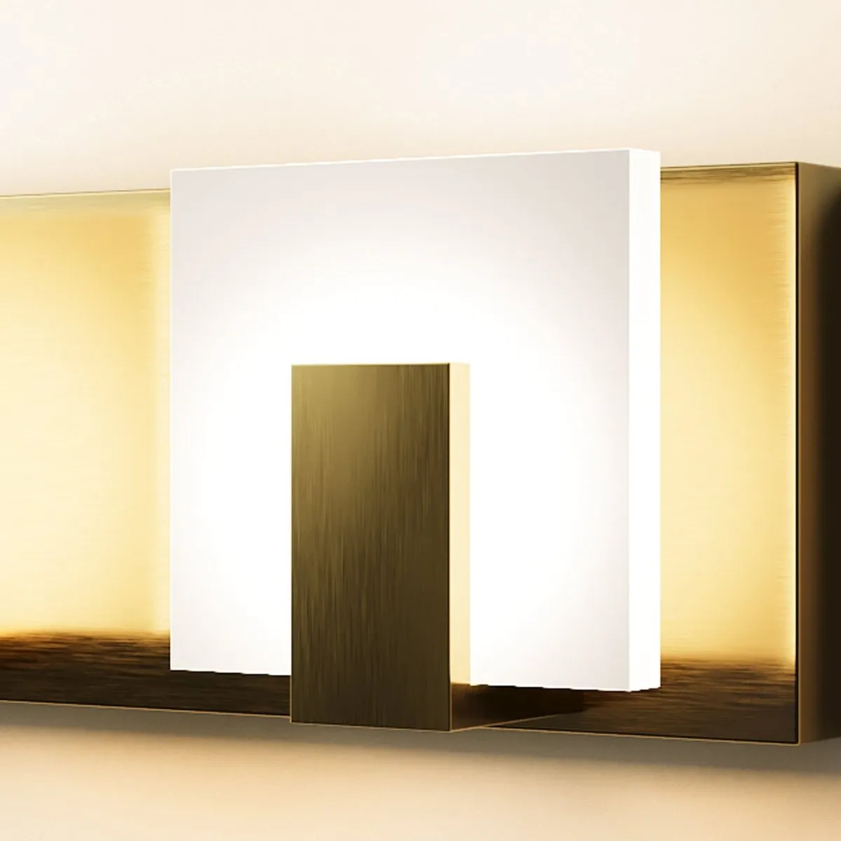 ExBrite 20" Gold Vanity Lights for Bathroom Modern LED 3 Wall Lights