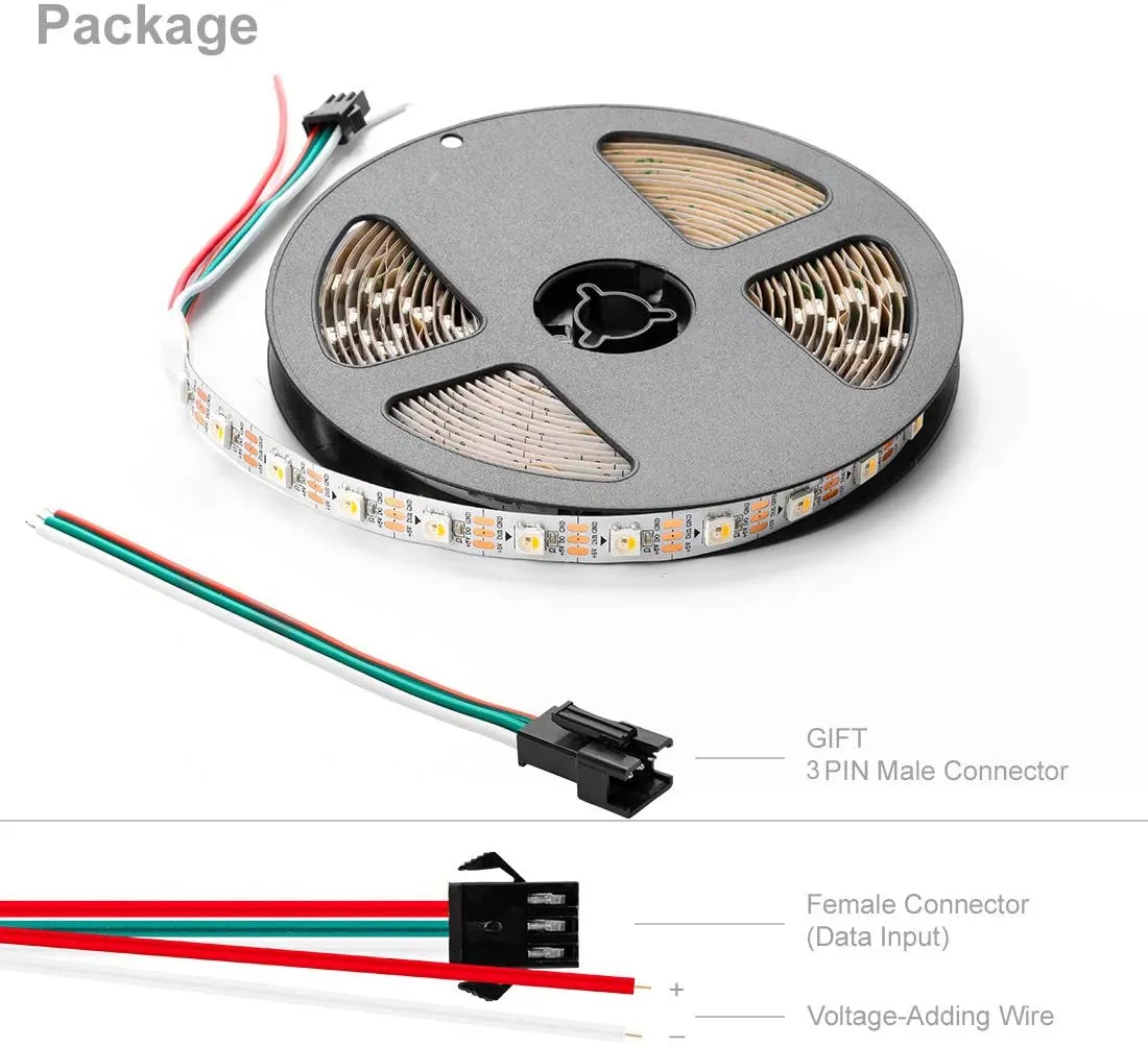 FluxTech – IP65 Addressable Flexible Dream Colour Programmable LED Strip Light