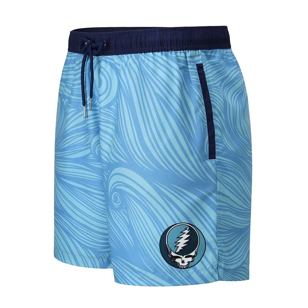 Grateful Dead | Swim Trunk | Spiral Steal Your Face