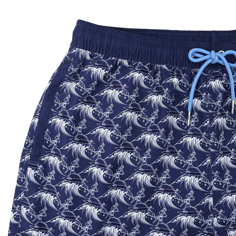 Grateful Dead | Swim Trunk | Surfing Skeleton