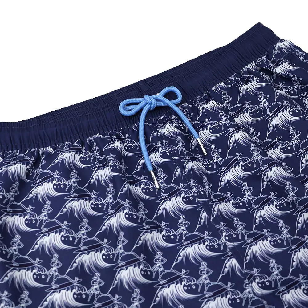 Grateful Dead | Swim Trunk | Surfing Skeleton