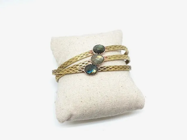 Labradorite Heritage Cuff