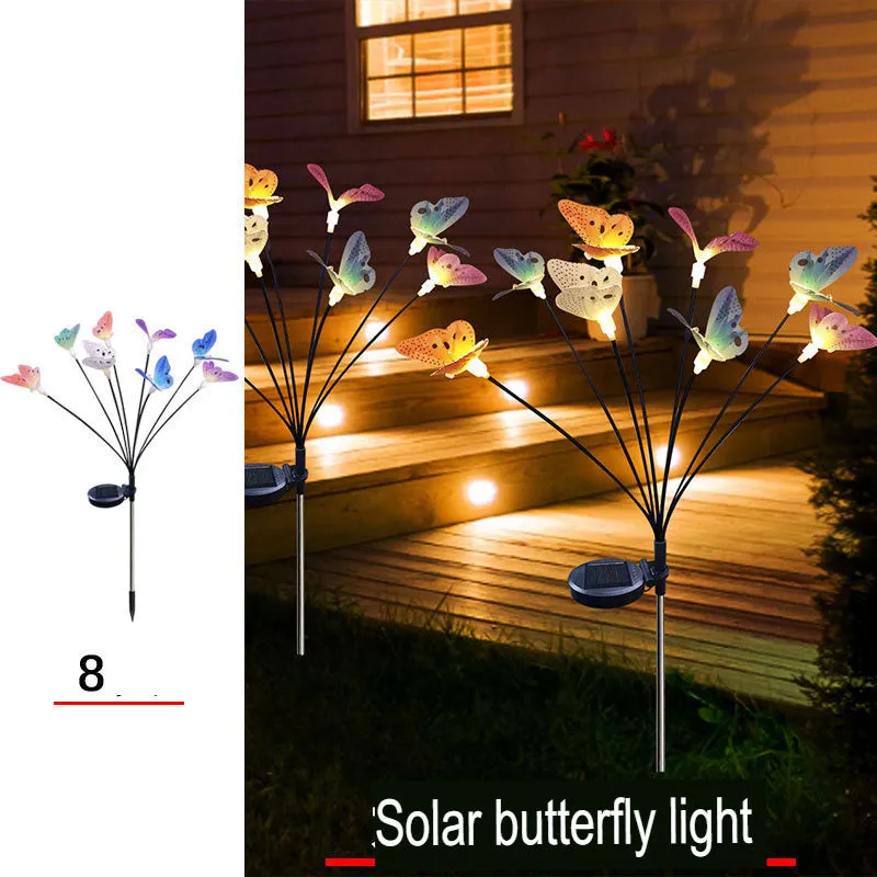 Light Outdoor Courtyard Solar Lawn Light Firefly Bee Butterfly Light Reed Light Induction