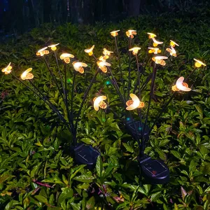 Light Outdoor Courtyard Solar Lawn Light Firefly Bee Butterfly Light Reed Light Induction