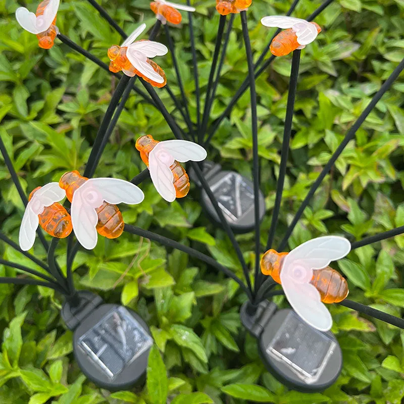 Light Outdoor Courtyard Solar Lawn Light Firefly Bee Butterfly Light Reed Light Induction