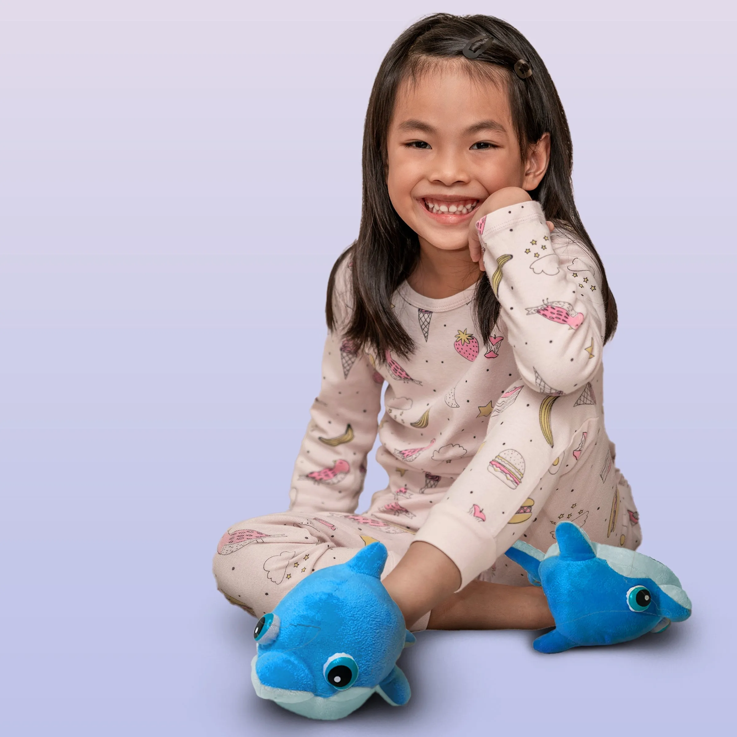 NightBuddies - Dolphin Light-up Slippers