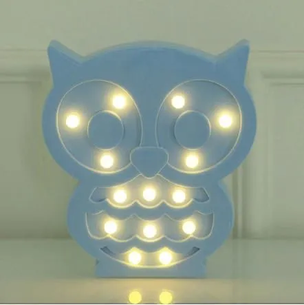 Owl LED Night Lamp 3D Marquee Light |Table Decoration|