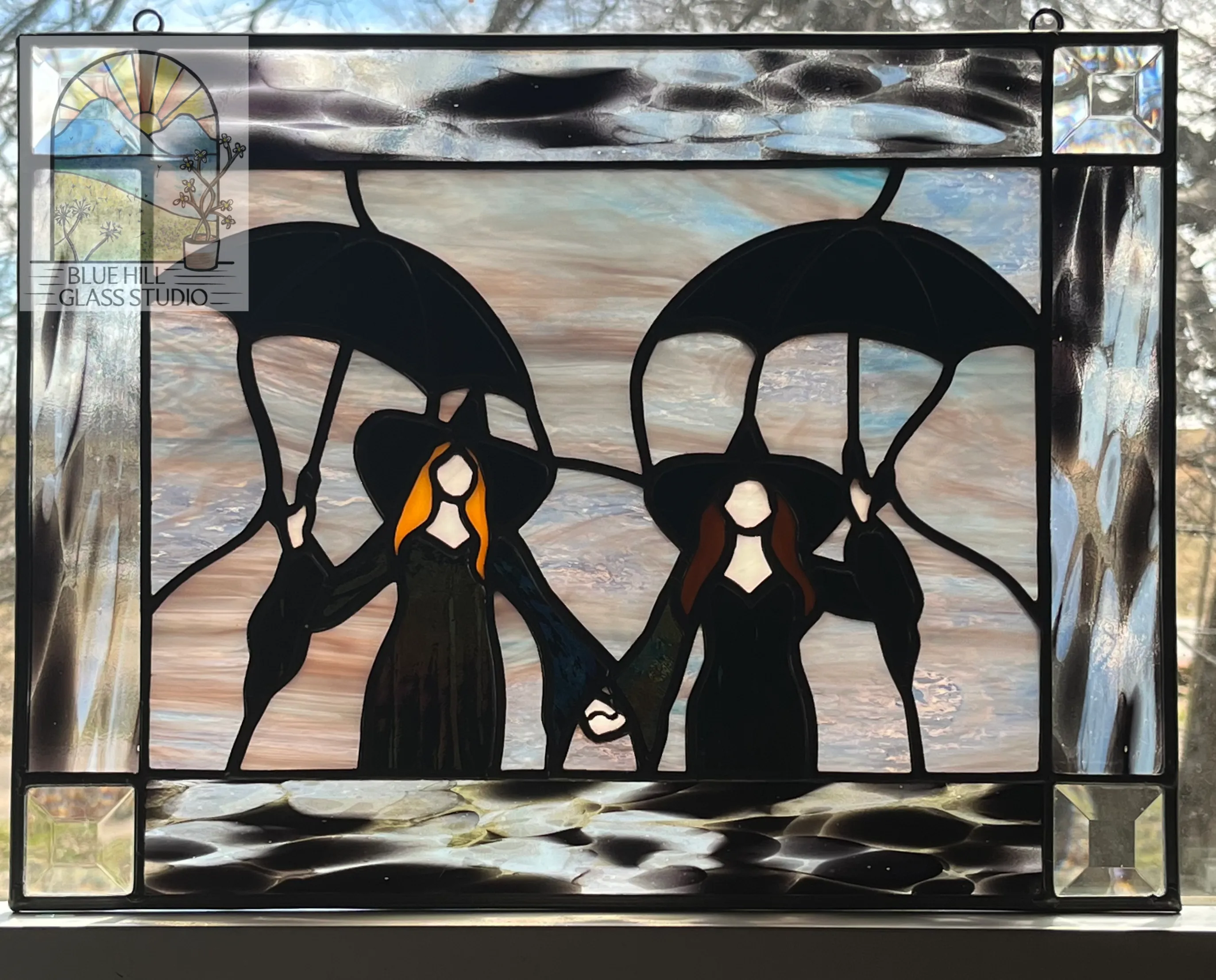 Practical Magic Stained Glass Panel