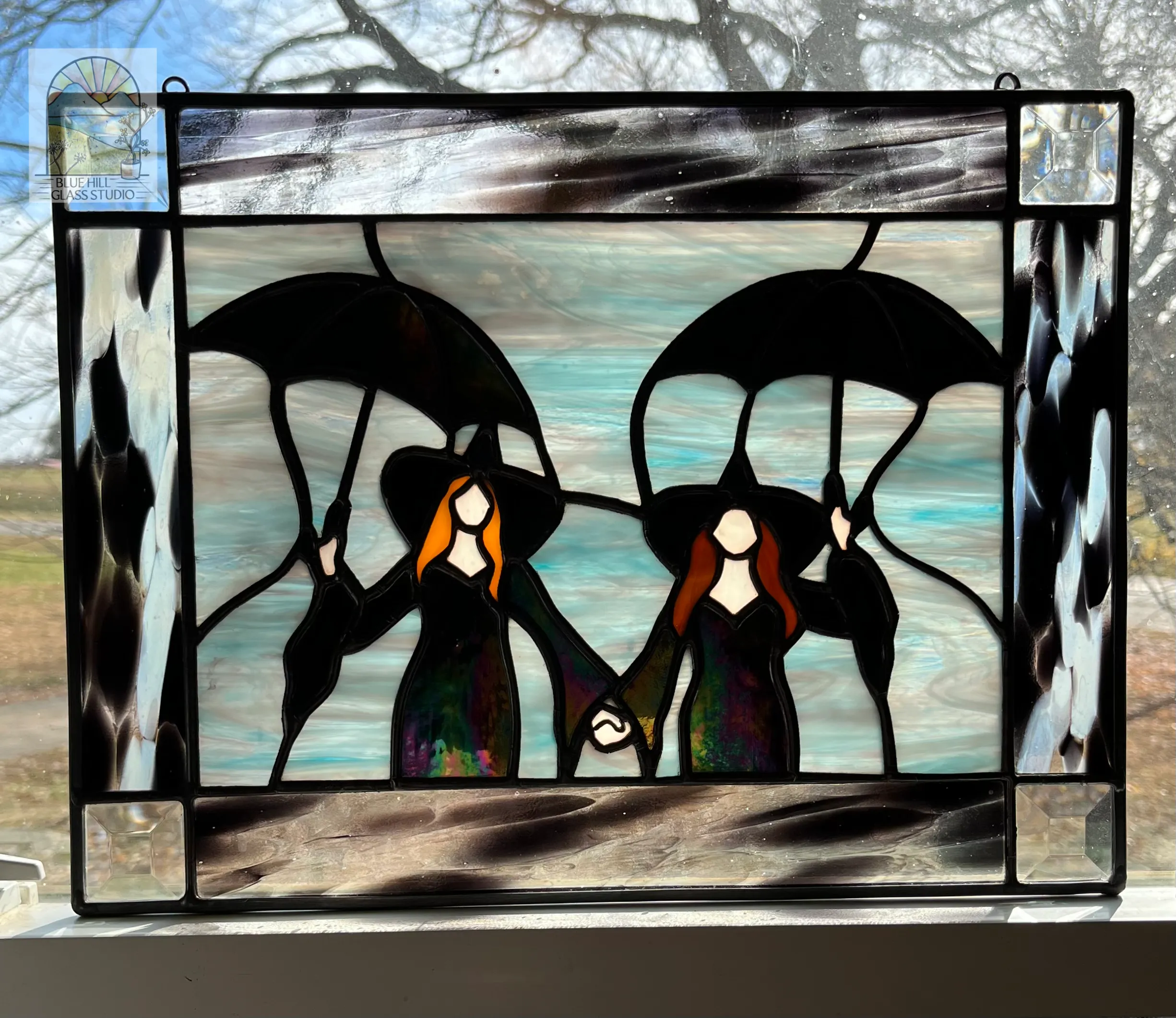 Practical Magic Stained Glass Panel