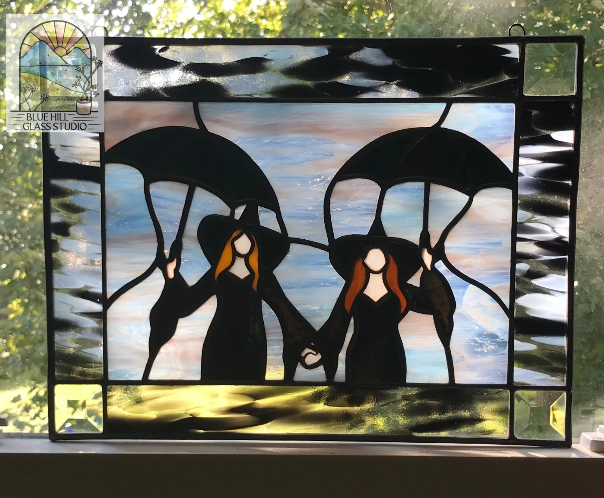 Practical Magic Stained Glass Panel