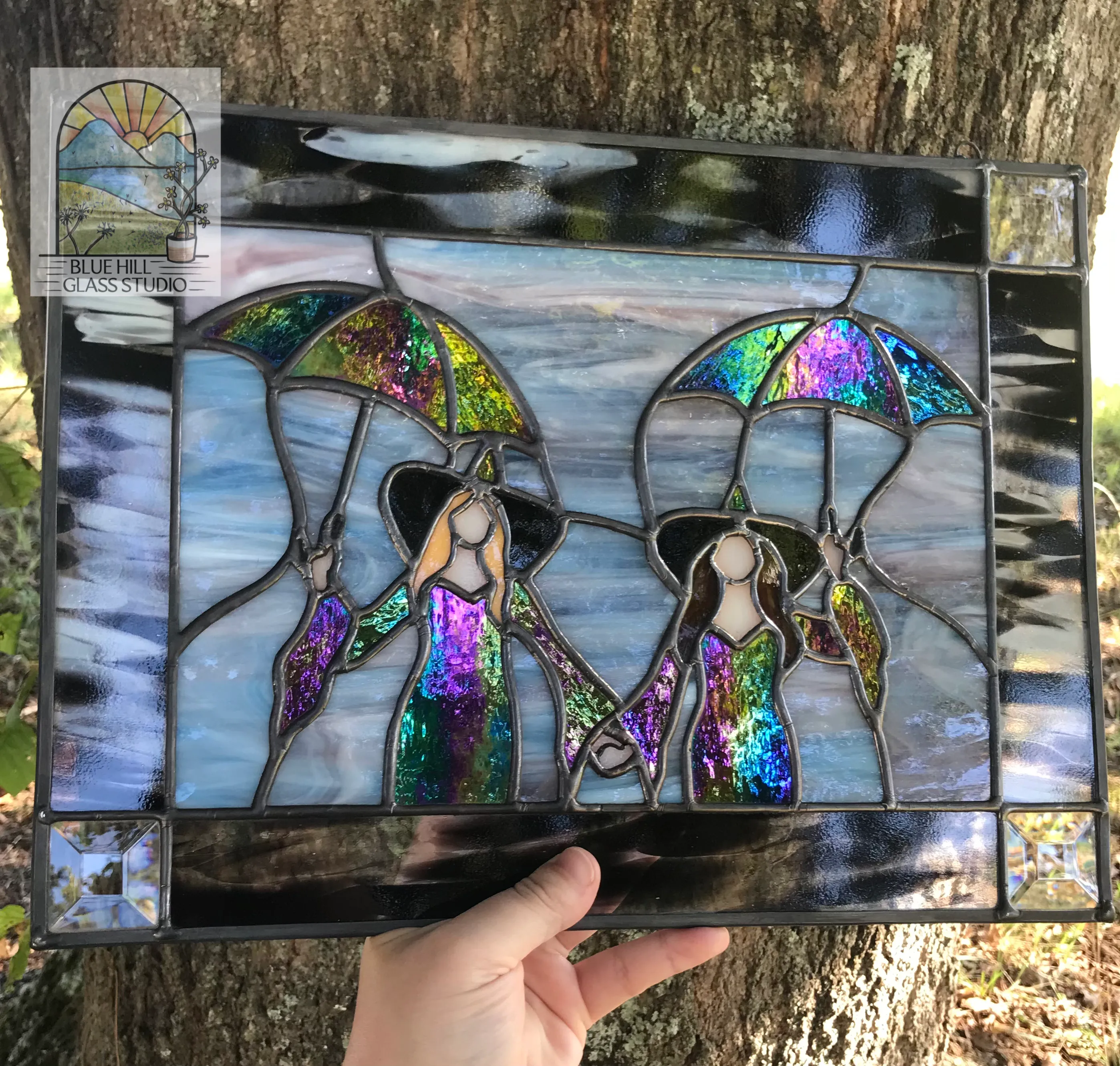 Practical Magic Stained Glass Panel