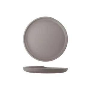 Sand Brown Copenhagen Round Melamine Plate 22.5cm - Pack 6