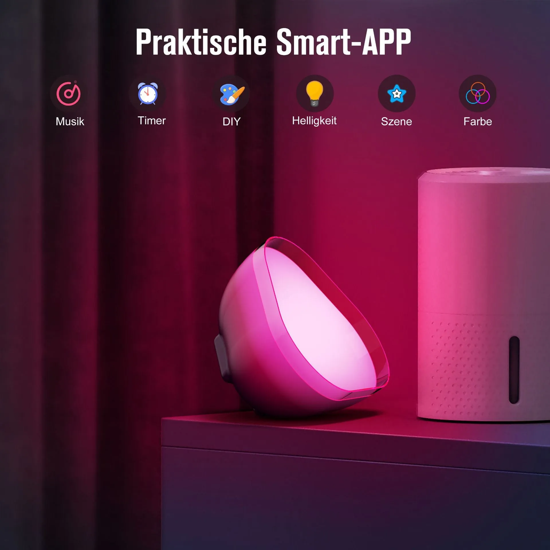 Smart Desktop Ambient Light w/ RGB Sound Control Rhythm