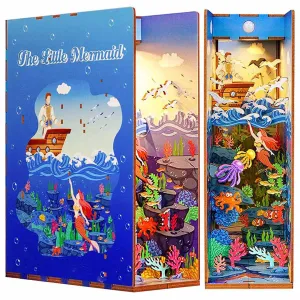 The Little Mermaid Wooden Book Nook