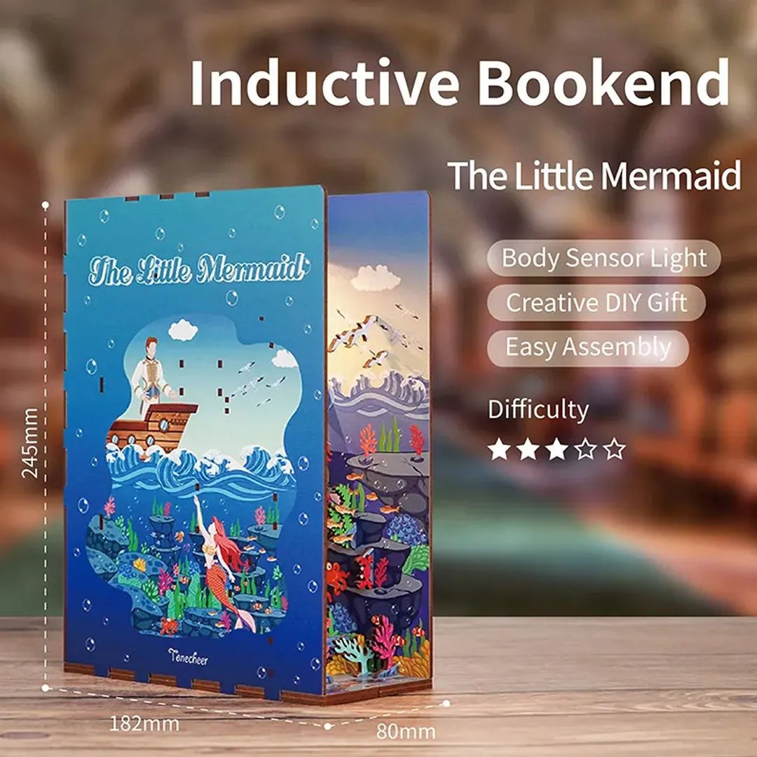 The Little Mermaid Wooden Book Nook