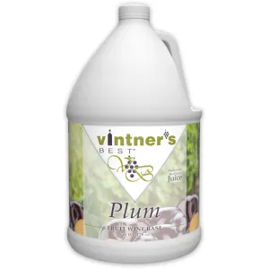 Vintner's Best Plum Fruit Wine Base 128 oz.