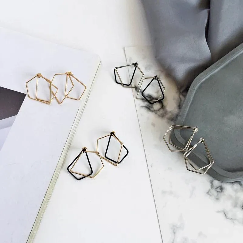 Zendia Geometric Earrings - LAST CHANCE / FINAL SALE